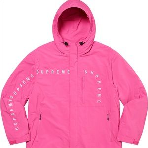 supreme jacket curve logos